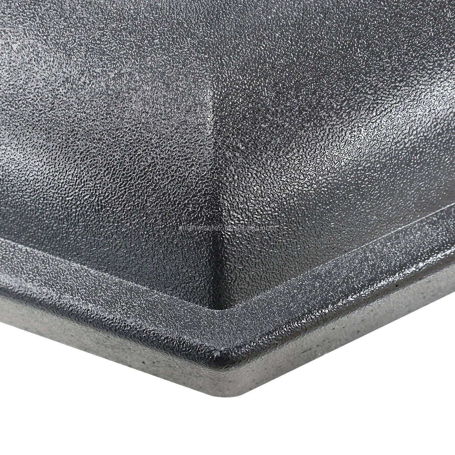 28KGS BLACK OCTAGONAL CEMENT UMBRELLA BASE WITH 2 HANDLES