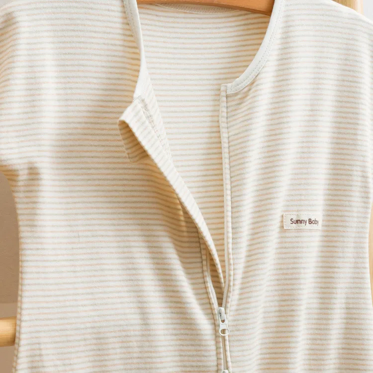 wholesale summer 100% cotton baby sleep sack organic with short sleeves