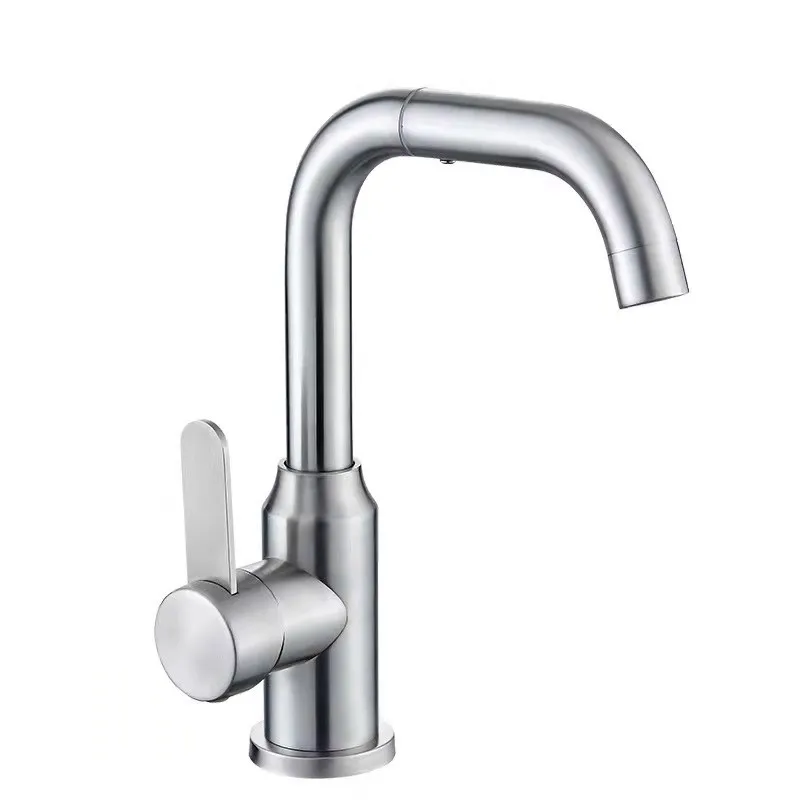 Manufacturer Wanxiang new 304 stainless steel wash hand basin bathroom basin tap hot cold tap