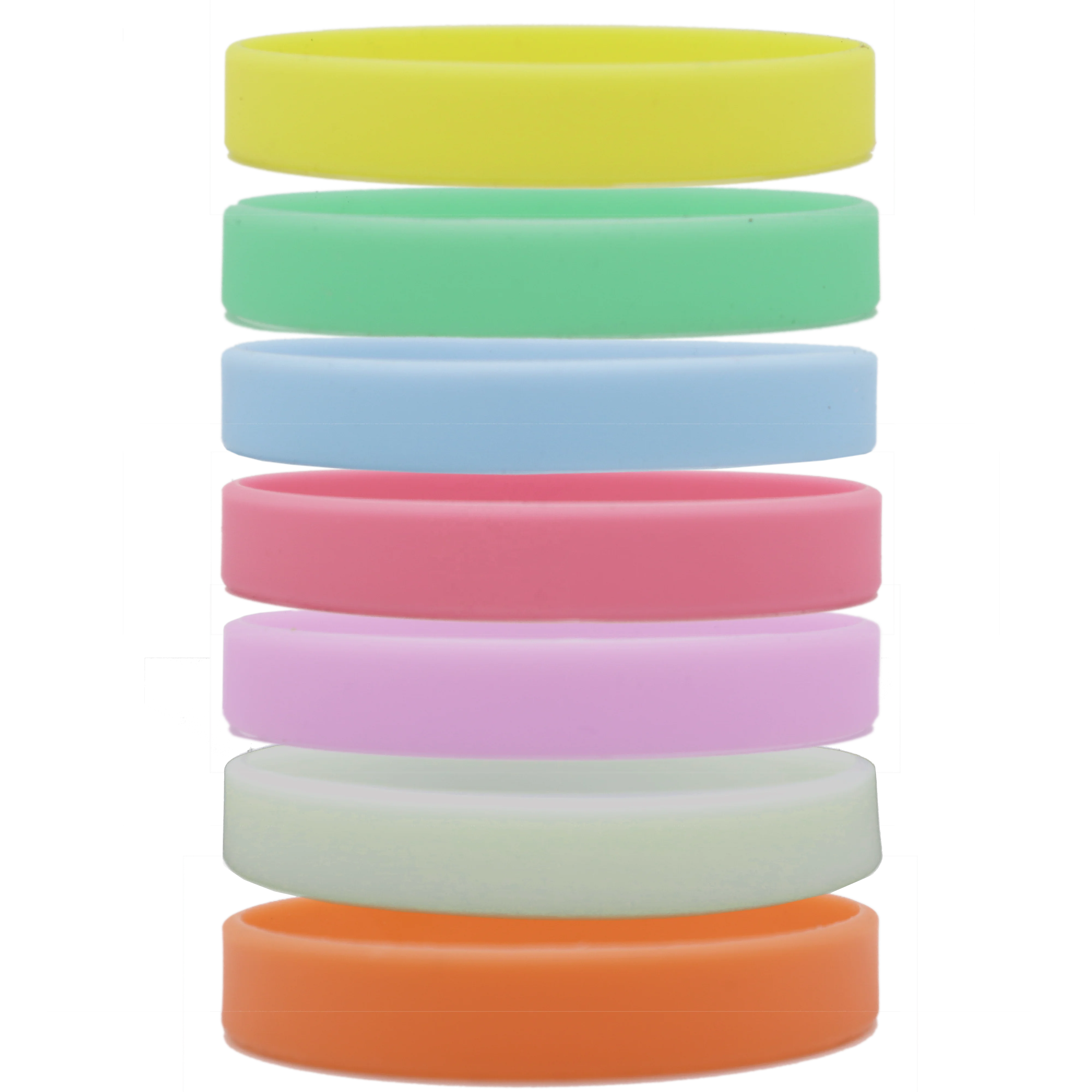 12 PCS Adult Silicone Wristbands glow silicone bracelet  custom Party Accessories wrist band