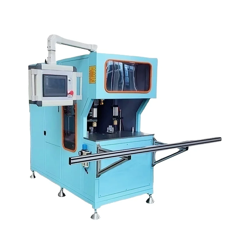Top grade upvc plastic profile corner cleaning machine cnc window door frame making equipment