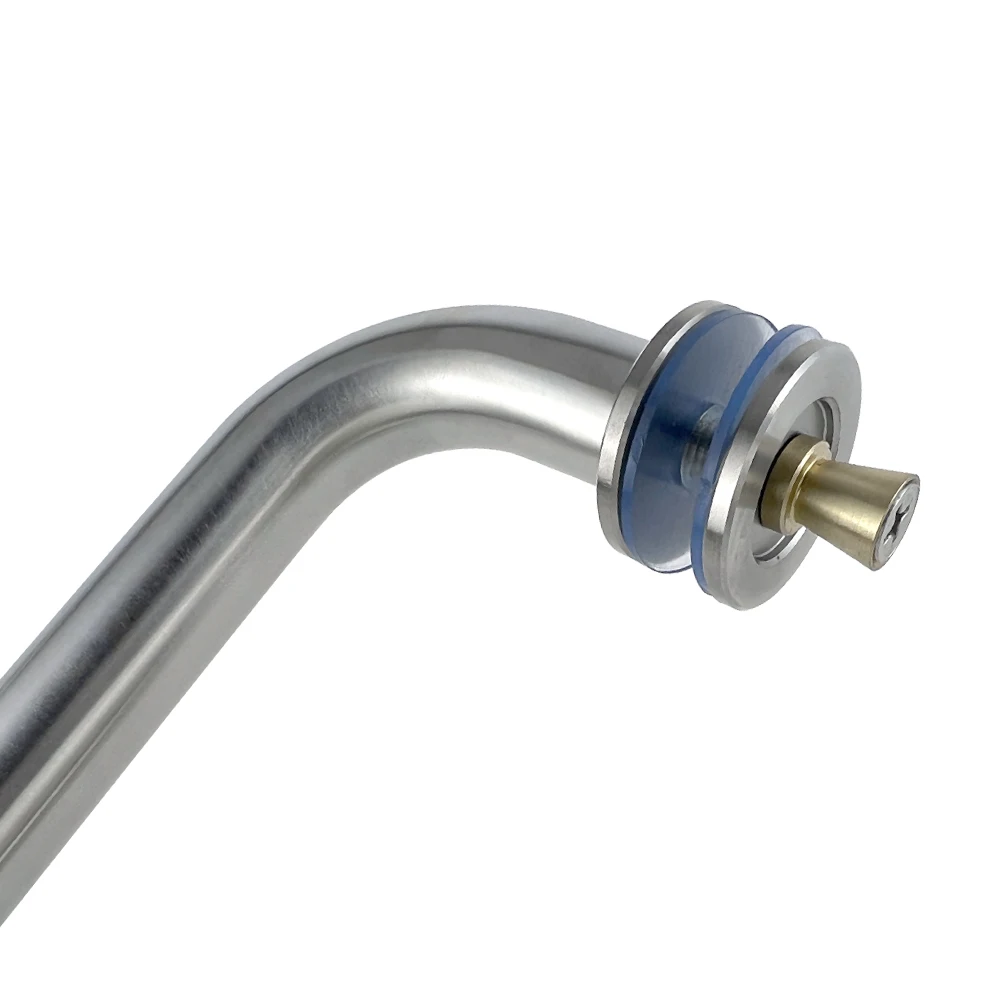 Europe and America styles 304 stainless steel bathroom glass door handle shower glass handle 19mm round pipe handle