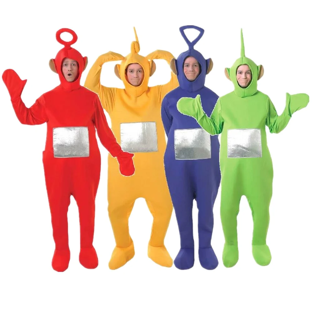 High Quality Four Colors Optional  Cute Teletubbies Halloween Costumes for Man