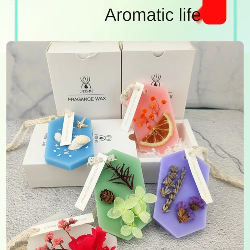 Fashion Aromatherapy Wax Tablets Factory Immortal Sola Flower Aromatherapy Pendant for Wardrobe Air Purification Fragrant Sachet