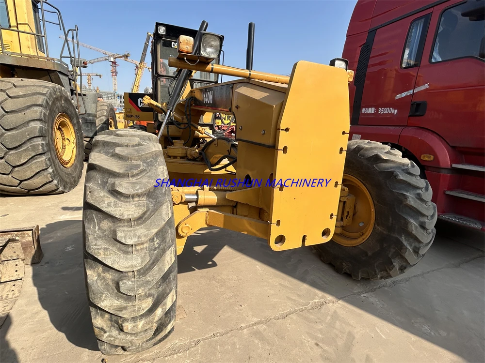 Construction engineering 14TON Second-hand machinery CATERPILLAR CAT 140H used wheel grader