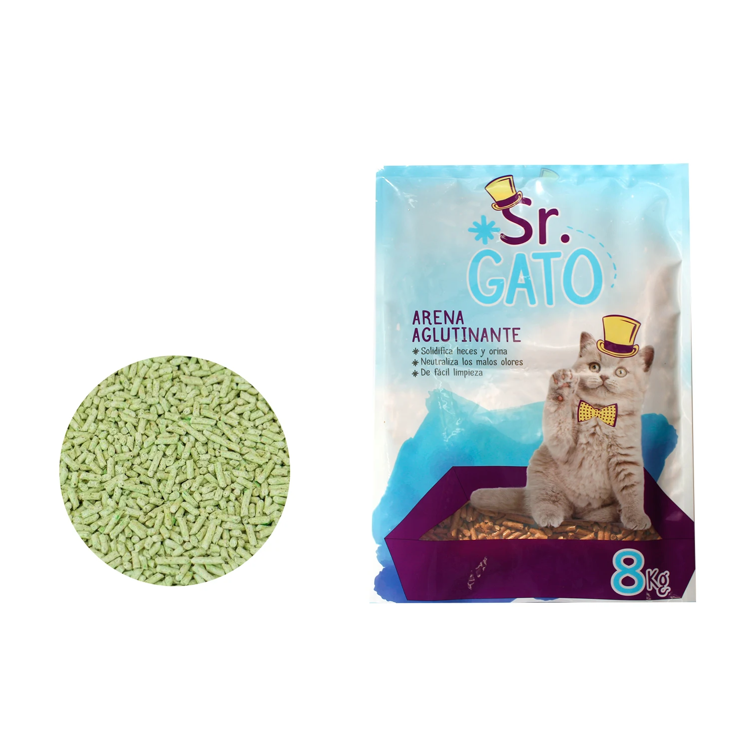 Wholesale 25L Mixed Soya Cat Sand Clumping Bentonite Cat Litter