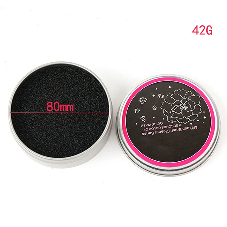 
Makeup Sponge Brush Cleaner Box Cosmetics Sponge Powder Remove Eyeshadow From Clean Tool 