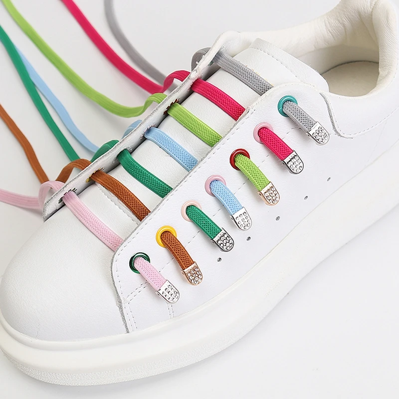 Daisy push button Shoelace Buckle Diamond Metal Push button shoes Lock Buckle For Flats Shoelace lock Sneaker Kits