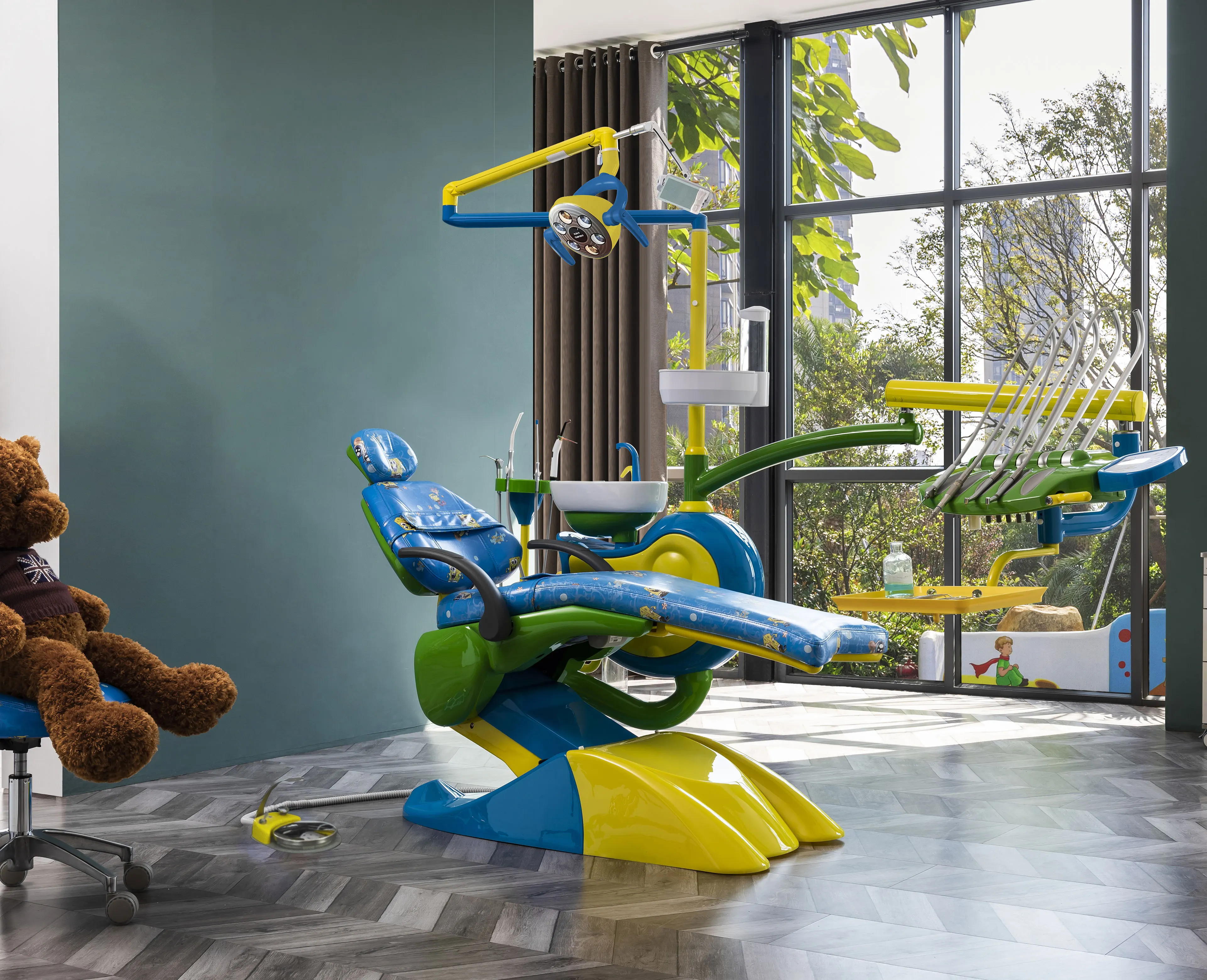 Италия, безопасность 2022, Одобрено CE ISO, стоматологическое оборудование, интегрированное детское стоматологическое кресло