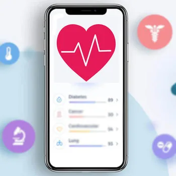 Blood pressure, heartbeat healthcare app (Android / iOS)