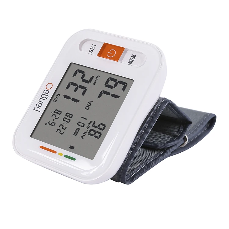 Portable LCD Display Automatic Sphygmomanometer Electronic BP Machine Digital Wrist Blood Pressure Monitor