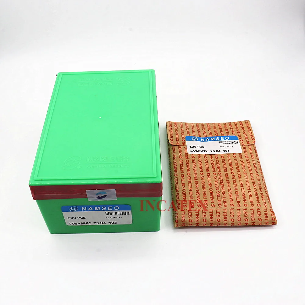 500 Pieces Genuine Korea NAMSEO Knitting Needle VOSASPEC 75.84 N03 For SHIMA SEIKI Chinese Knitting Machine