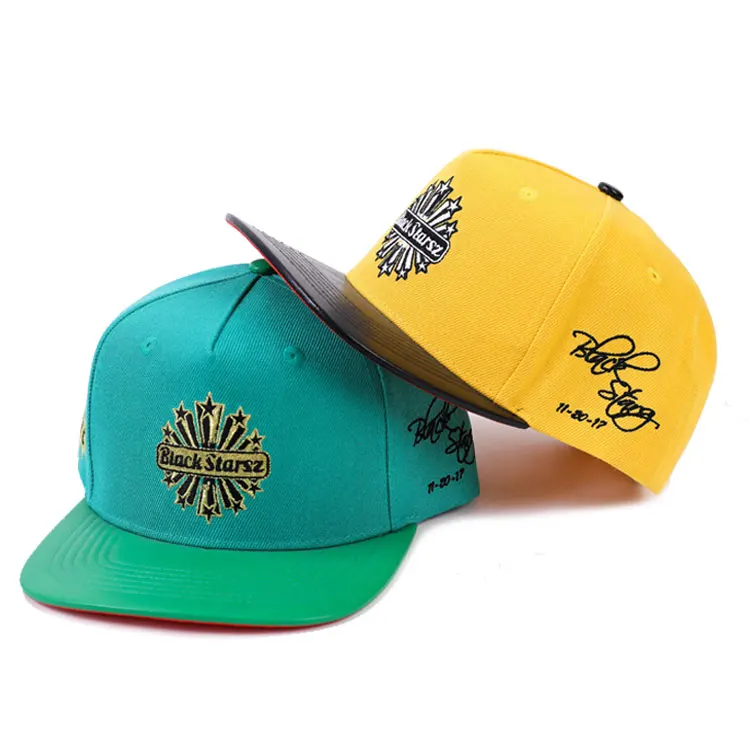 High Quality Plain Blank Sport Hip Hop Gorras Snapback Hat Men A Frame Custom 3D Embroidery Logo 5 Panel Snapback Cap
