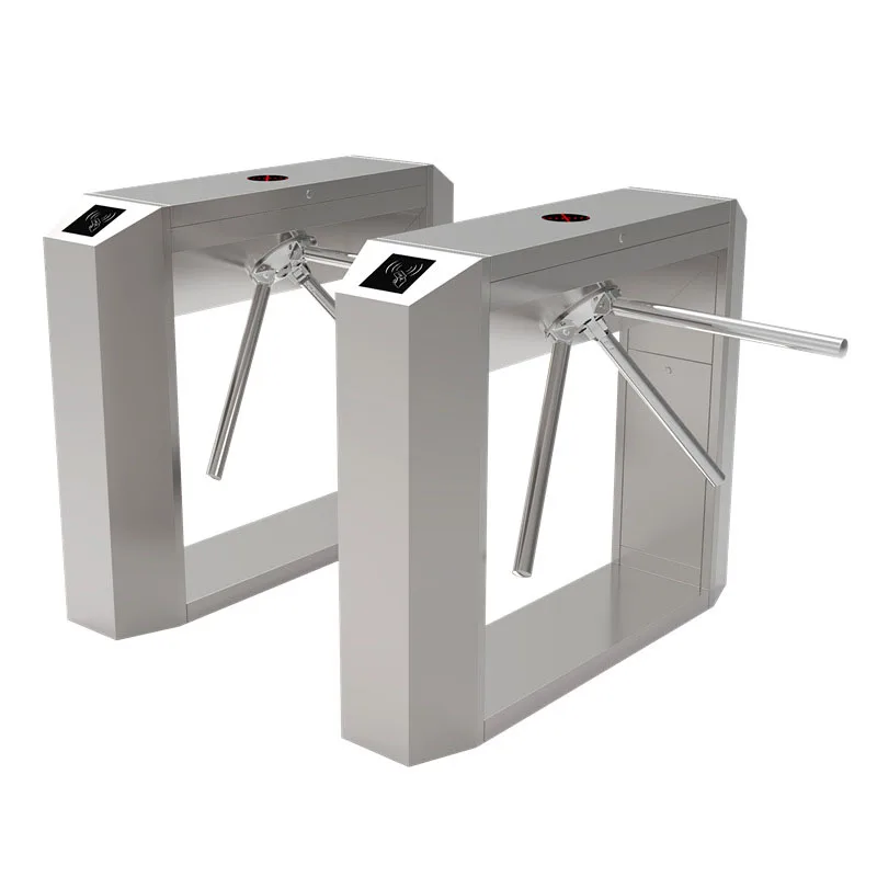 Bi-direction Access Control Fingerprint Tripod Turnstile with Controller