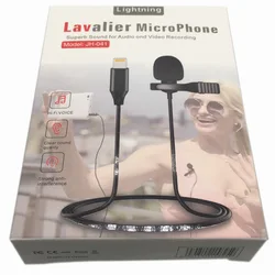 Live Video Streaming Headset Microphone Portable Mini Mic Clip-on Wired Lapel Lavalier Microphone For PC Notebook Laptop Camera