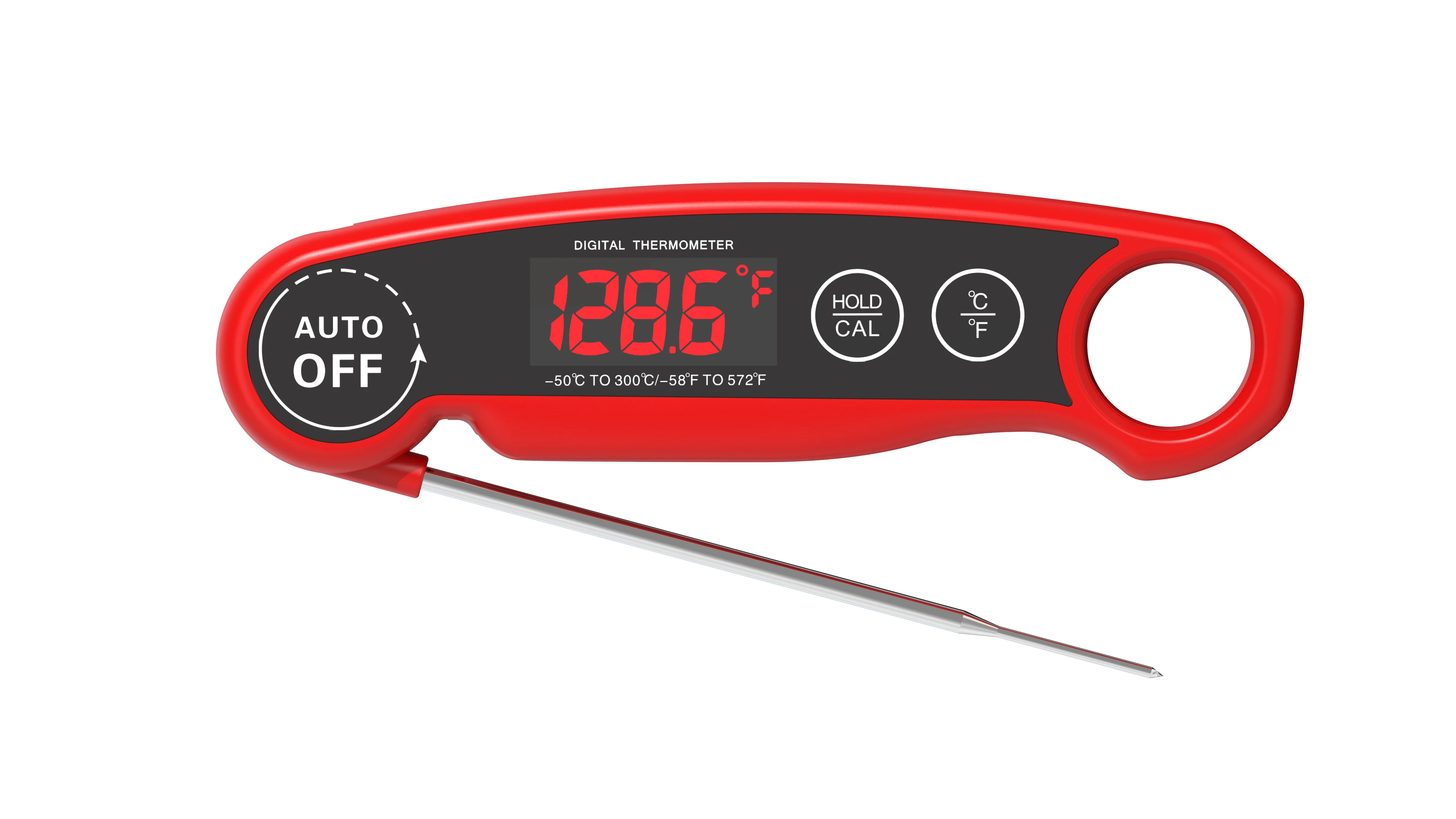 2022 Kitchen need lab room LED thermometer bbq instant meat digital food thermometer with rechargeable battery