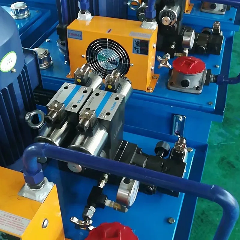 Hydraulic small remote control switch electric double acting hydraulic pump station