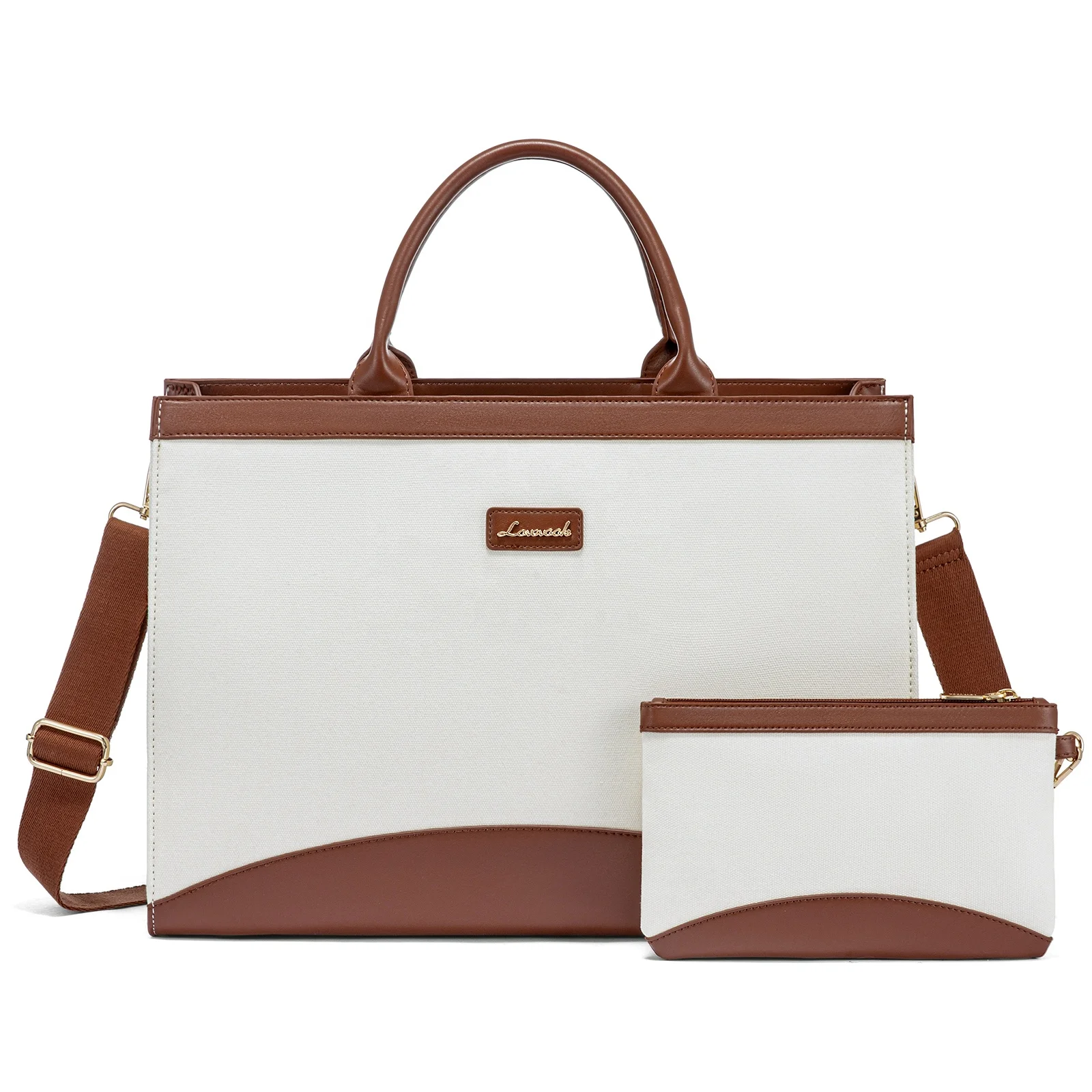 LOVEVOOK custom ladies shoulder bags handbag for women luxury elegant office purses and handbags ladies 15.6in laptop tote bags