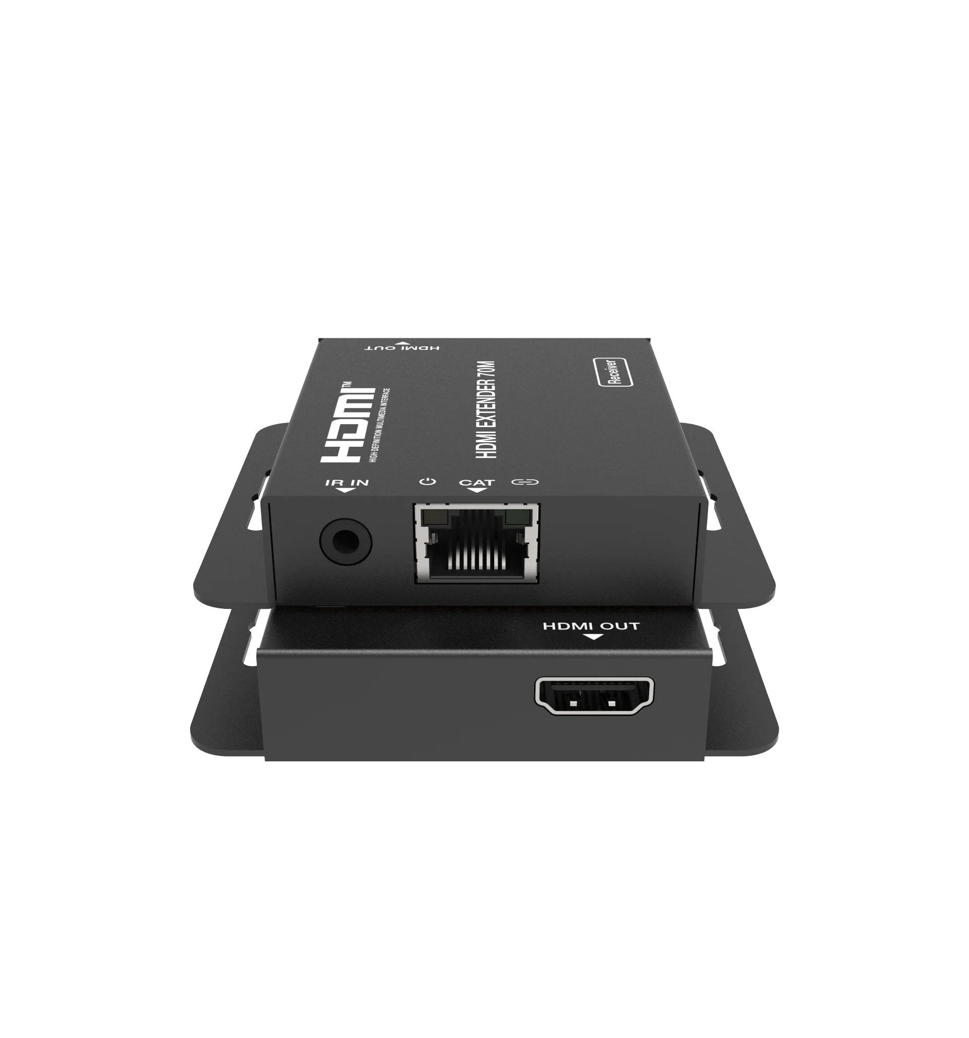 HDMI extender1 In 1 Out Using Cat5e/6 Network Cable Transmit Receive 1080P Video Distance 70m HDMI Extender