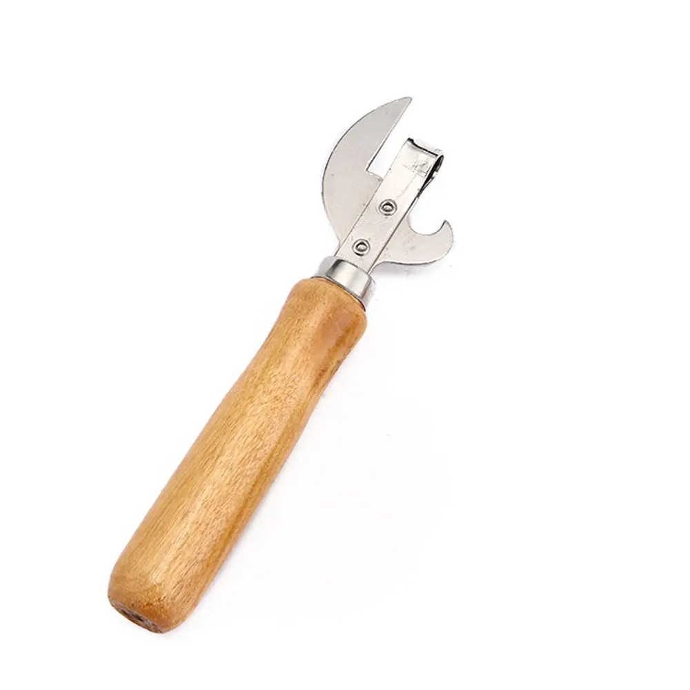 Stainless Steel Traditional Opener Portable Manual Lid Remover Multifunction Can Opener Jars Canisters Kitchen Corkscrew Tool