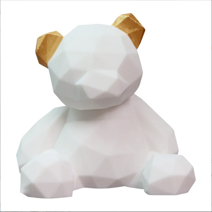 Geometric Bear with pentagram home decoration aromatherapy ceramic aromatherapy gypsum essential oil aromatherapy flower diffuse