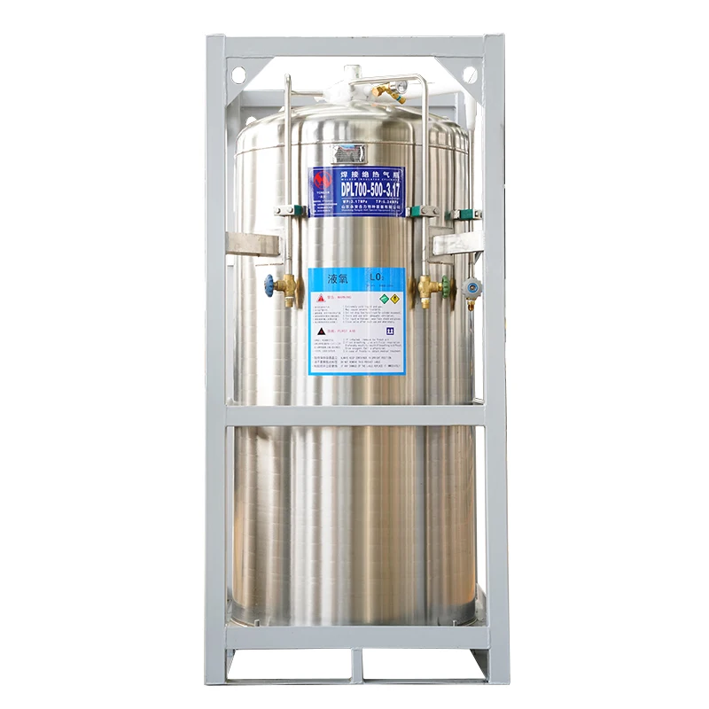 175L 195L 210L Large Capacity Cryogenic Liquid Co2 Storage Tank For Gas Cylinder Filling