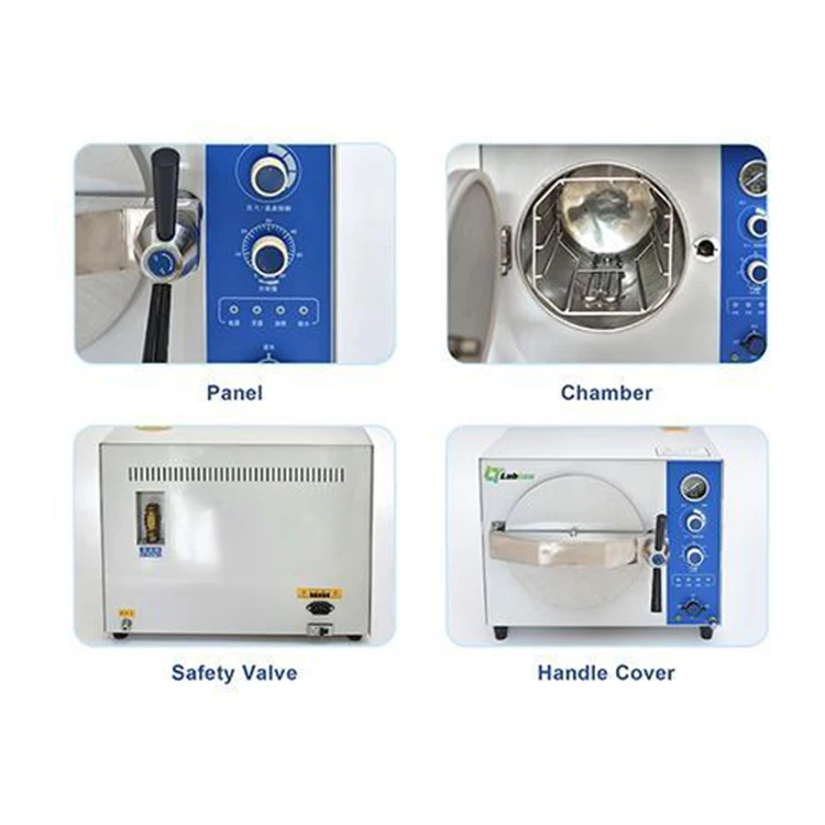 China Table Top Autoclave Class B Series 18l Lcd Display Dental Sterilizer for Medical Hospital and Laboratory