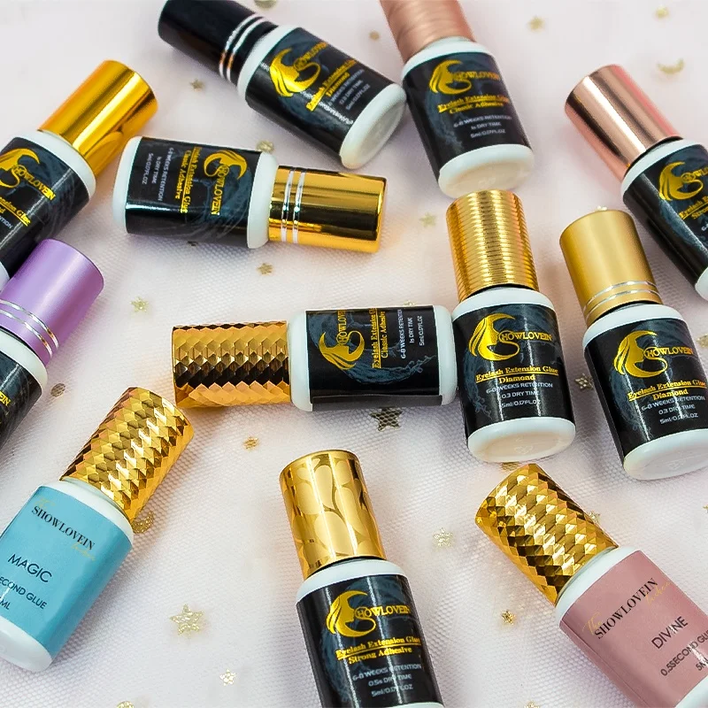 Eyelash Glue 0.5 Second Original Eyelash Extensions Glue Fastest Dry Strongest Glue Professional Adhesive