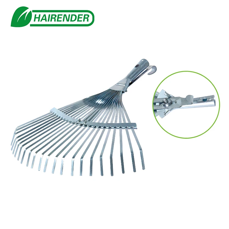 22T оцинкованная отделка, регулируемые садовые грабли