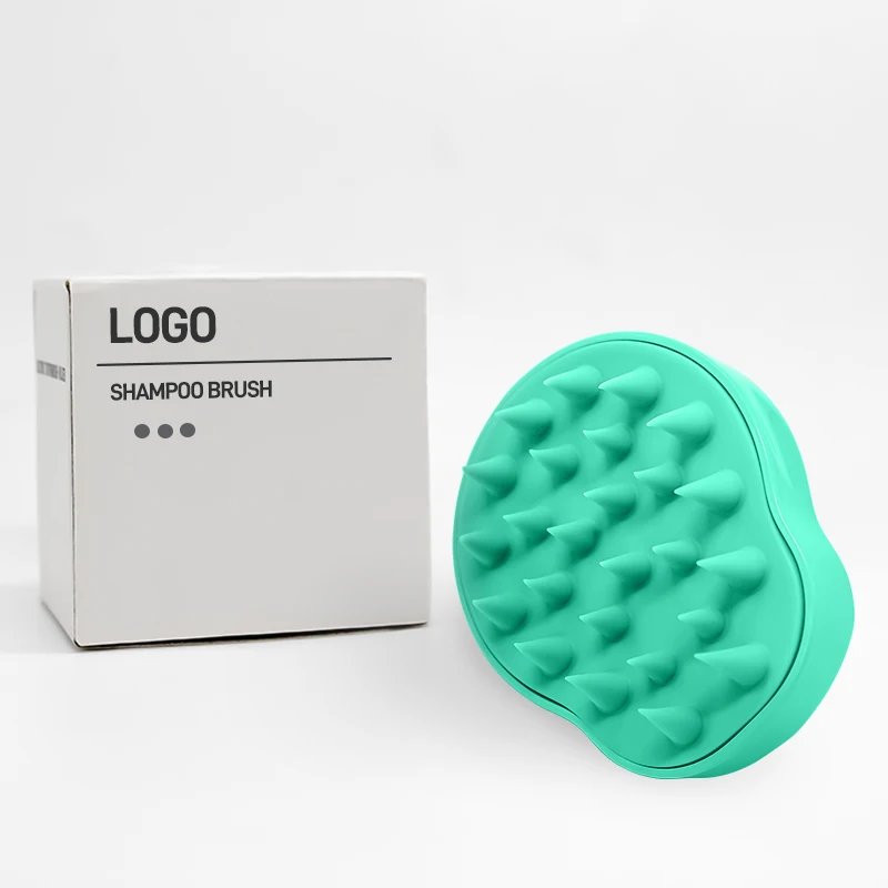 Щетка для мытья волос с мягкой силиконовой щетиной