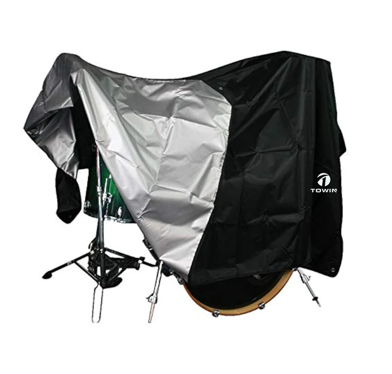 Waterproof Drum Set Dust Cover Drum Accessories Custom Electric Drum Kit Cover For Outdoor Musical Instruments