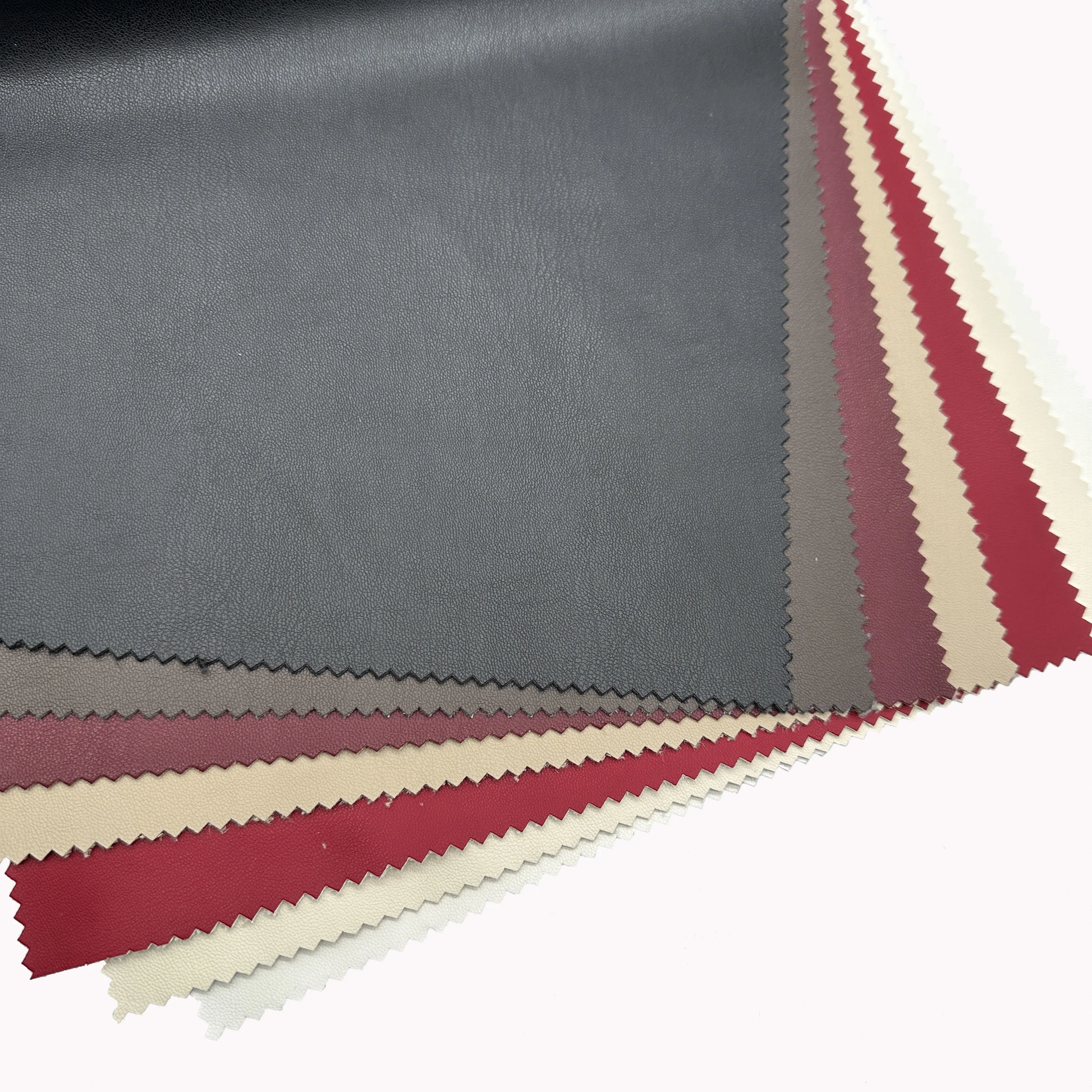High Quality Pu Vegan Leather Suede Backing Soft Fabric New Design for Jacket