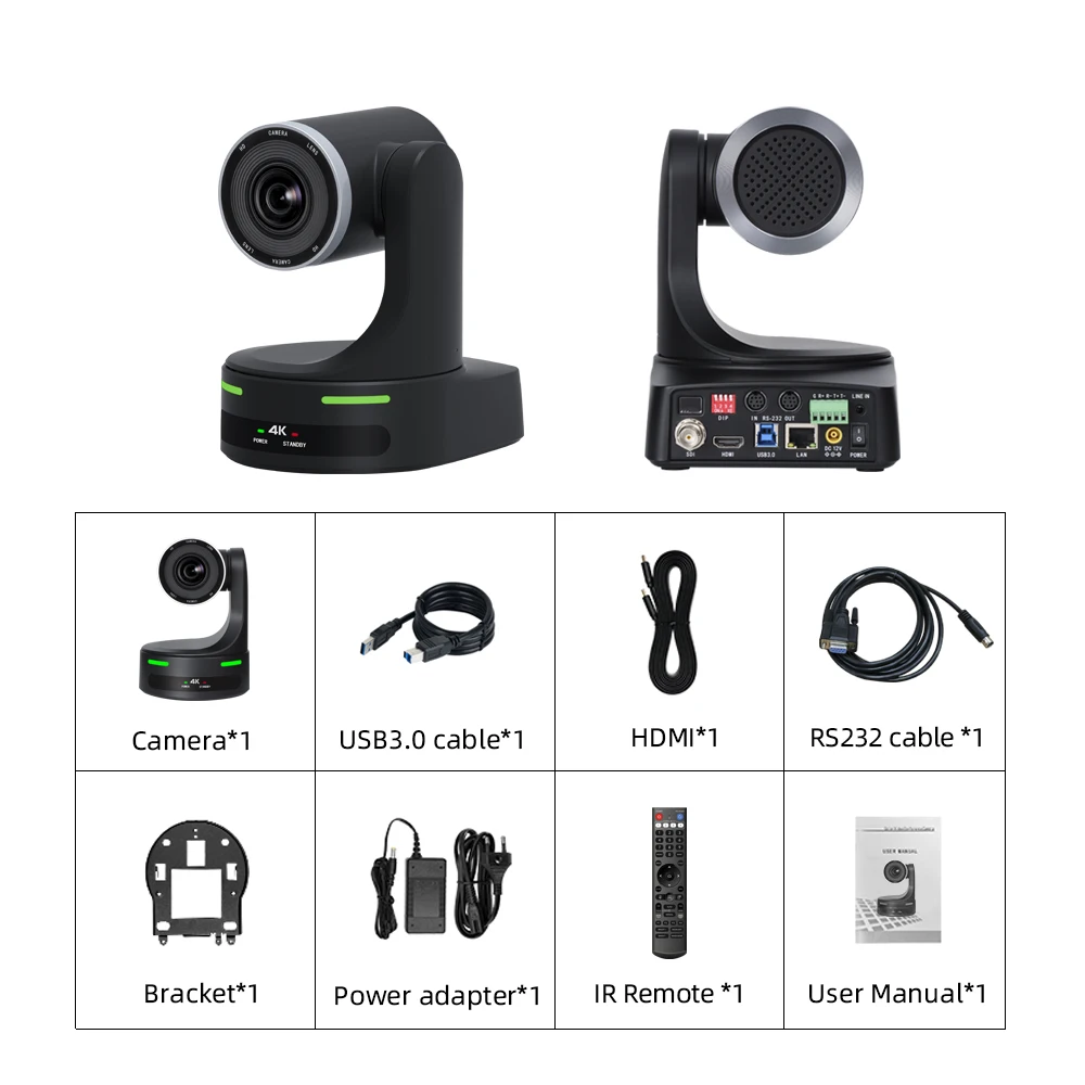 Универсальная камера видеонаблюдения SDI HDMI ptz cctv bullet usb 3 0 4k