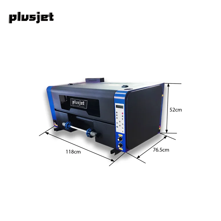 Большой формат Plusjet A3 профессиональные принтеры PJ-30W2 печатная машина 30 см 2 головки УФ Dtf принтер с Epson XP600