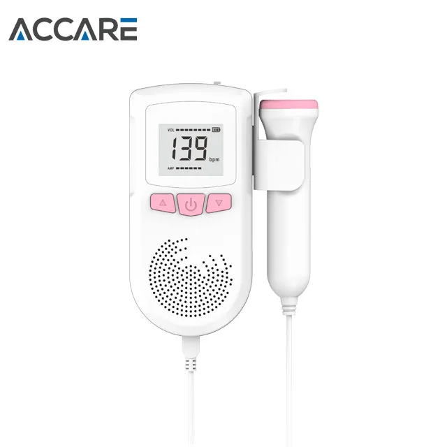 Portable medical Doppler Fetal Heart Apparatus Heartbeat Baby Monitor baby heartbeat monitor ultrasound Fetal Doppler monitor
