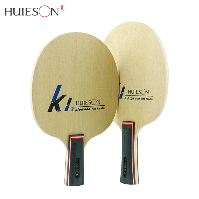 
HUIESON Custom Printed OEM Professional Ping Pong Paddle Wood Blade Table Tennis Bats Racket 