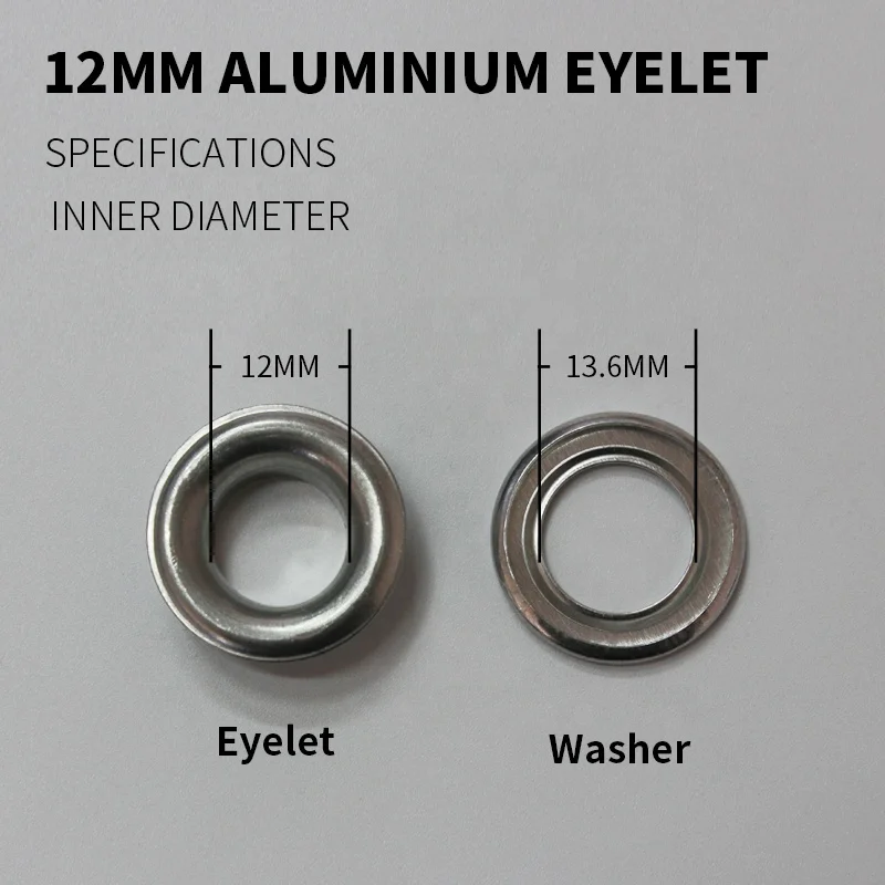 Custom Logo Round Mesh Brass Copper Metal Grommets Eyelets Ring For Garment Clothing And Shoes