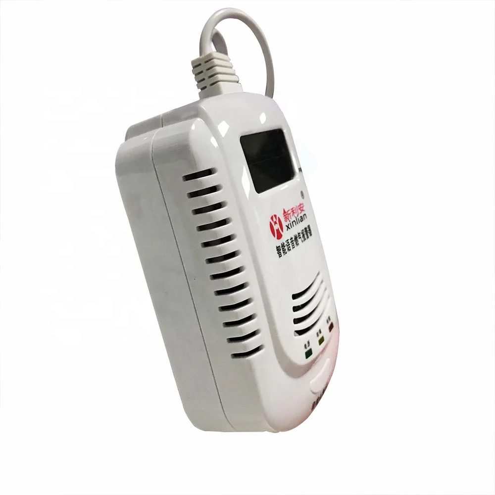 
EU plug LPG gas detector Mathane gas detection household Gas alarm 