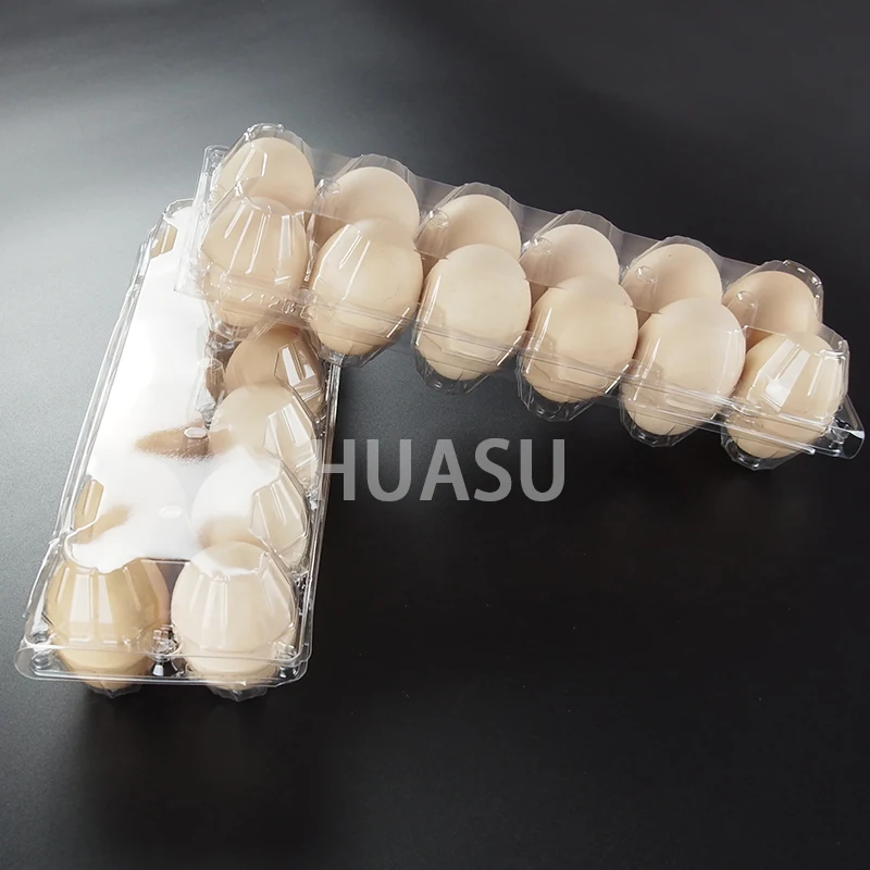 4 6 10 12 15 18 20 24 30 Holes Plastic Blister Egg Carton Clear Egg Packaging Tray Manufacturer Direct Sales