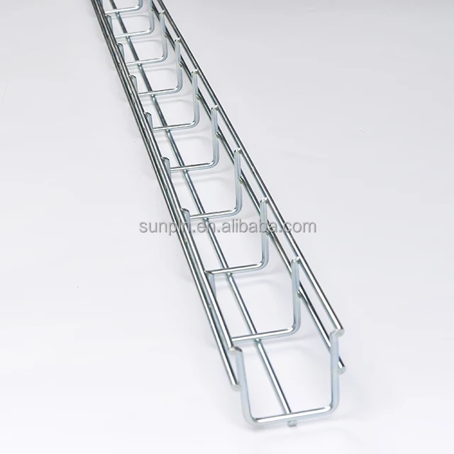 4mm 5mm 6mm china 300 mm IDC Steel Basket Grid cable tray manufacturer