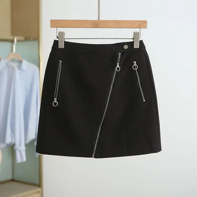 High Waisted Crimson Skirt for Women 100% Cotton Jersey Knit Solid Pattern with Sexy Style and Compression Lined Mesh Short