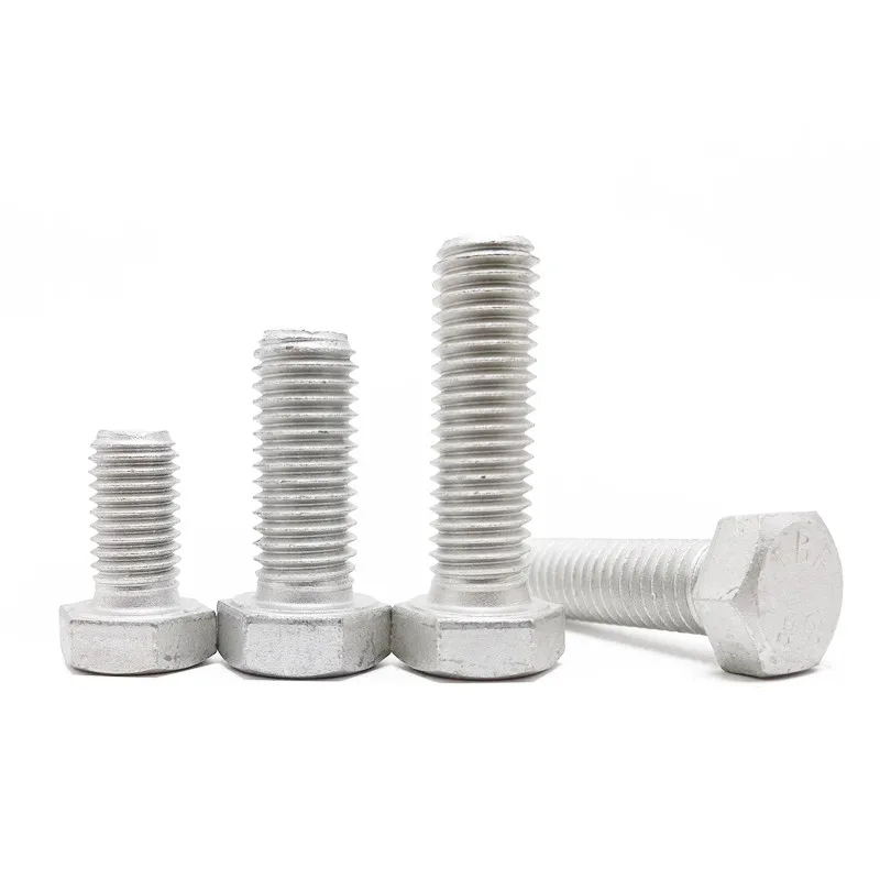 Factory Hot Sale High Quality Dacromet Hex Head Bolts DIN933 Carbon Steel Grade 10.8 M6 M8 M10 x 40mm 10mm M22 Hex Bolt