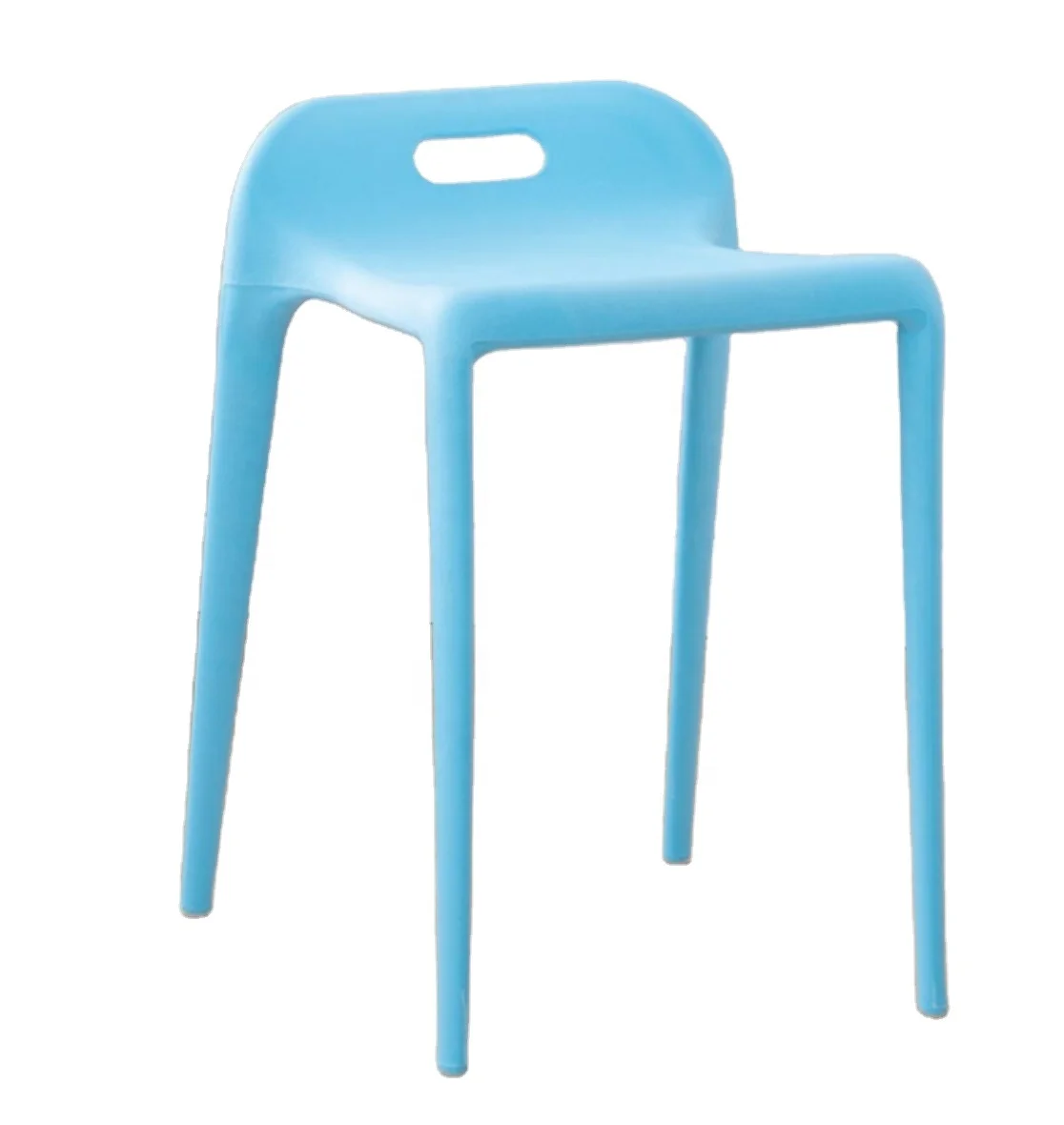 leisure nordic dining chair living room chair Polypropylene no back rest stool modern home furniture waterproof