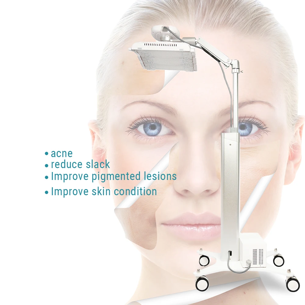 2024 newest medical PDT LED light therapy machine red yellow blue facial light machine skin rejuvenation Acne treatment led mask