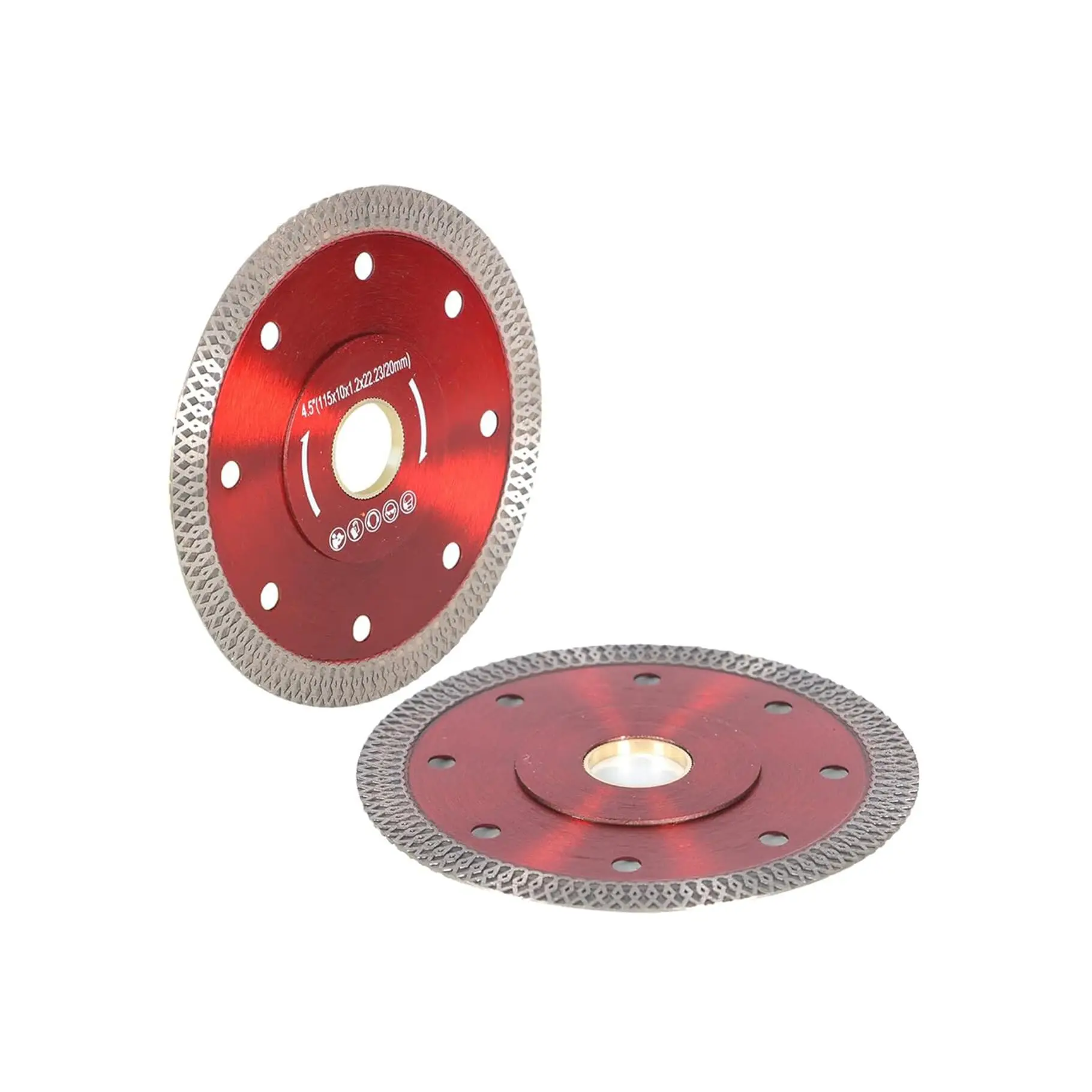 Fullux 115mm 4inch small diamond coated circular jig factory manufacturing Sierra diamante saw blade for  angle cutting tile