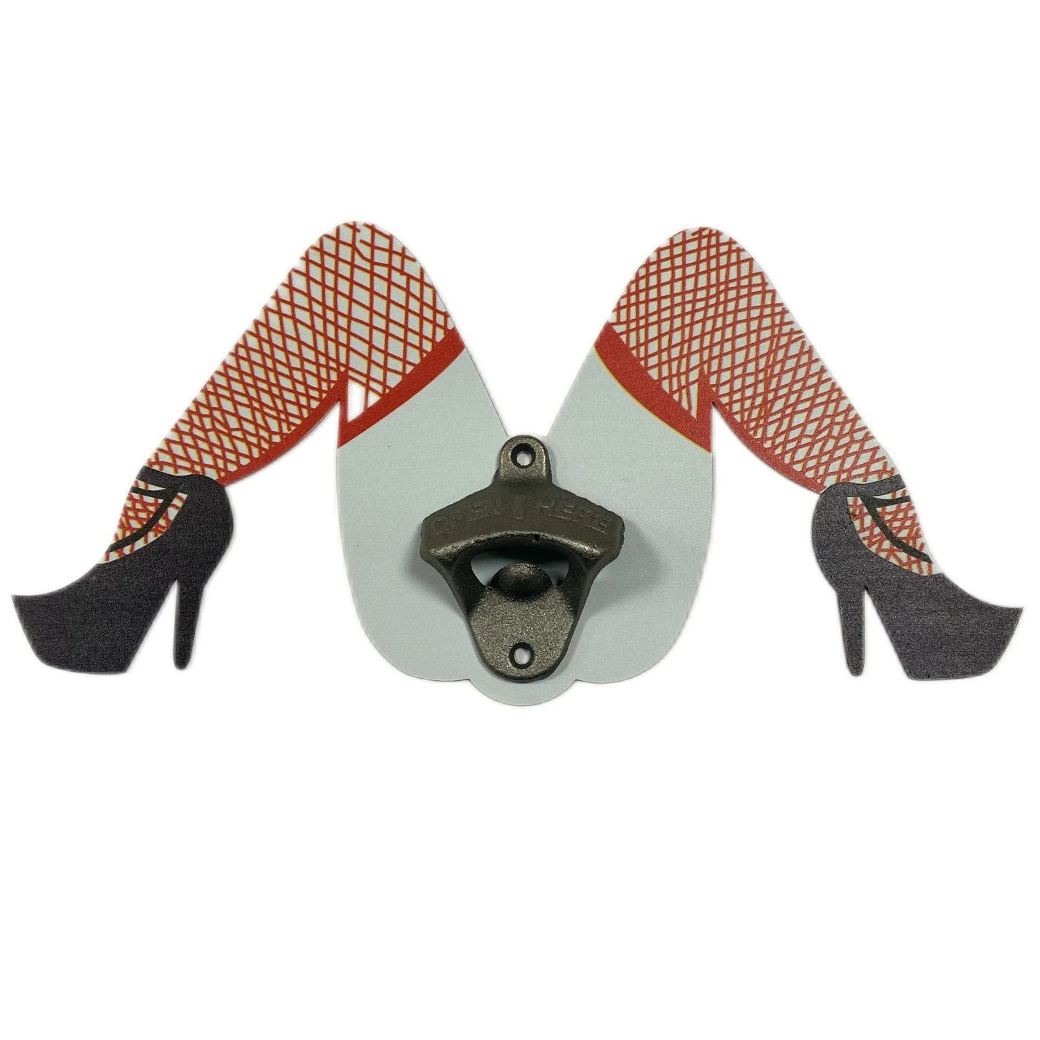 Funny Legs Vintage Bottle Opener  Vintage Sexy Style Wall Mounted Metal Beer Bottle Openers Rustic Tool Great for Bars KTV Hotel