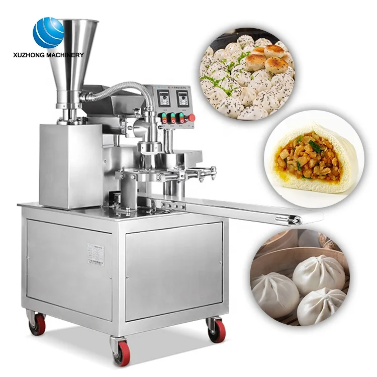 Commercial High Output Steamed Stuffed Bun Making Machine Small Momo Maker Steam Bun Machine Baozi Grain Product Making Machine