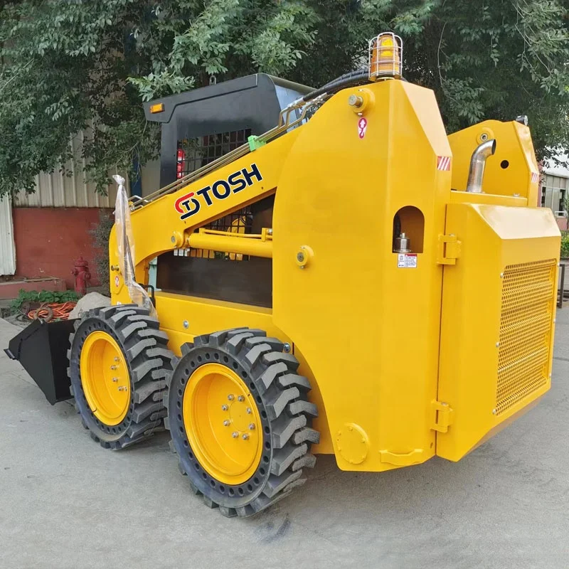 TOSH Skid Steer With Forestry Mulcher with Different Attachments