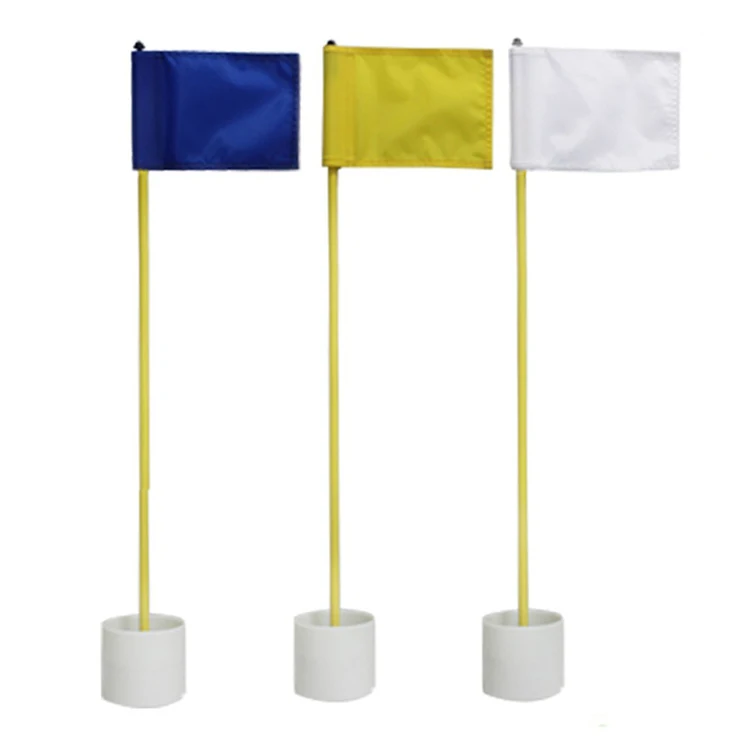 
new design sticks green head cover swivel logo tube holders poles post golf flag 