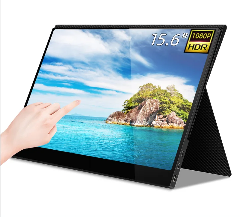 Intehill touch screen monitor 15.6 inch laptop monitor extension double monitor laptop for gaming